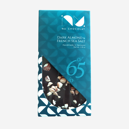 Roasted Almond & French Sea Salt Bar (Dark Chocolate)