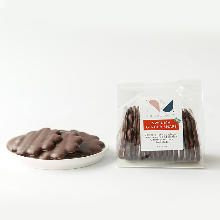 Dark Chocolate Gingersnaps