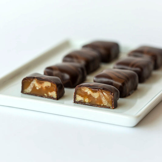 Vermont Cider Walnut Caramels