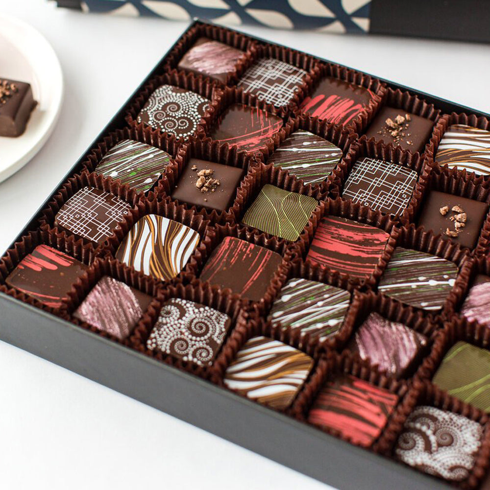 Corporate Gift Box of 10 - Customised Wedding & Birthday Chocolate Gifts