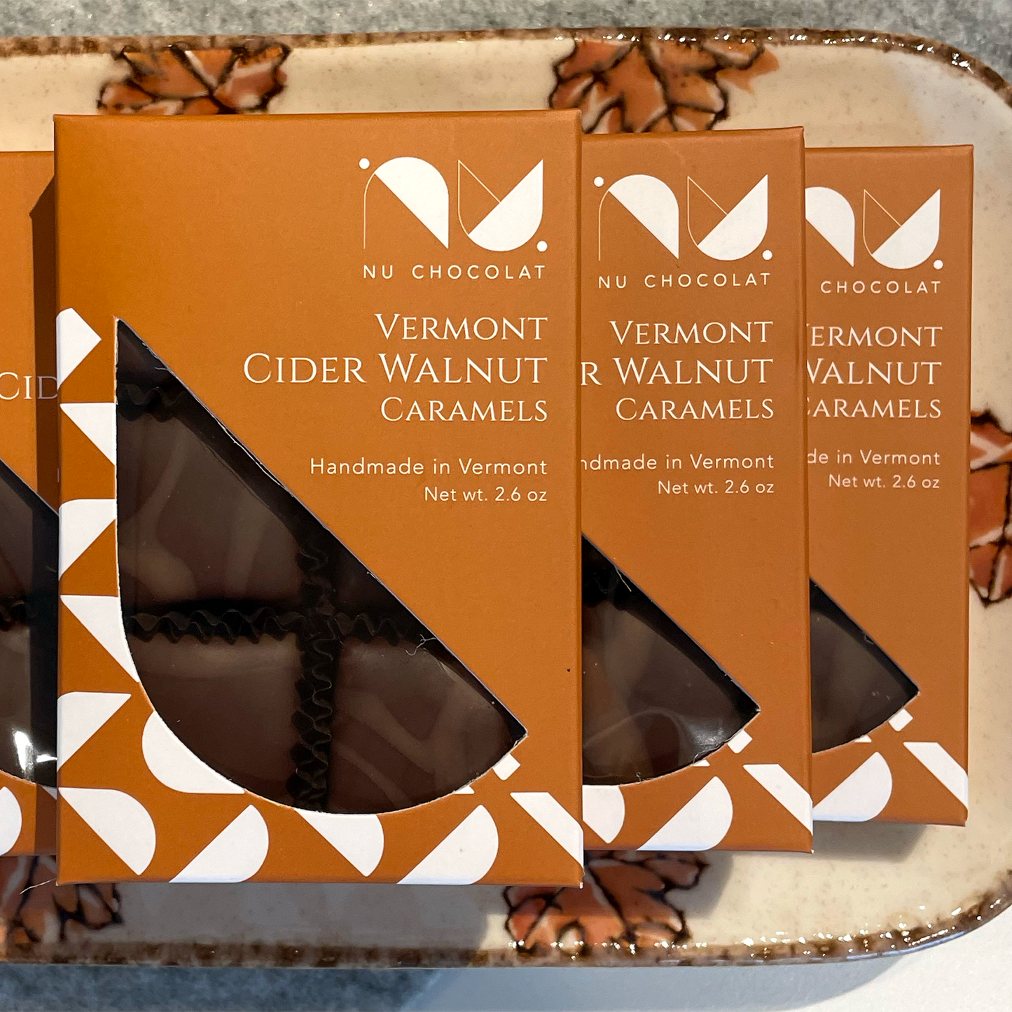 Vermont Cider Walnut Caramels